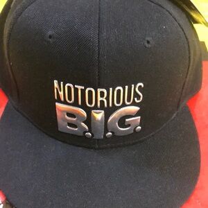 Notorious B.I.G. (Oversized Snap-back Cap- new with tags)